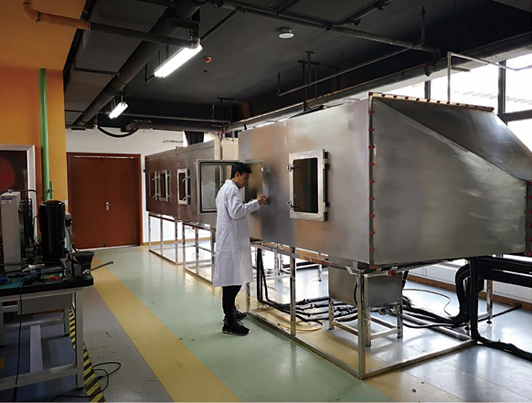Air conditioning heat transfer wind tunnel lab